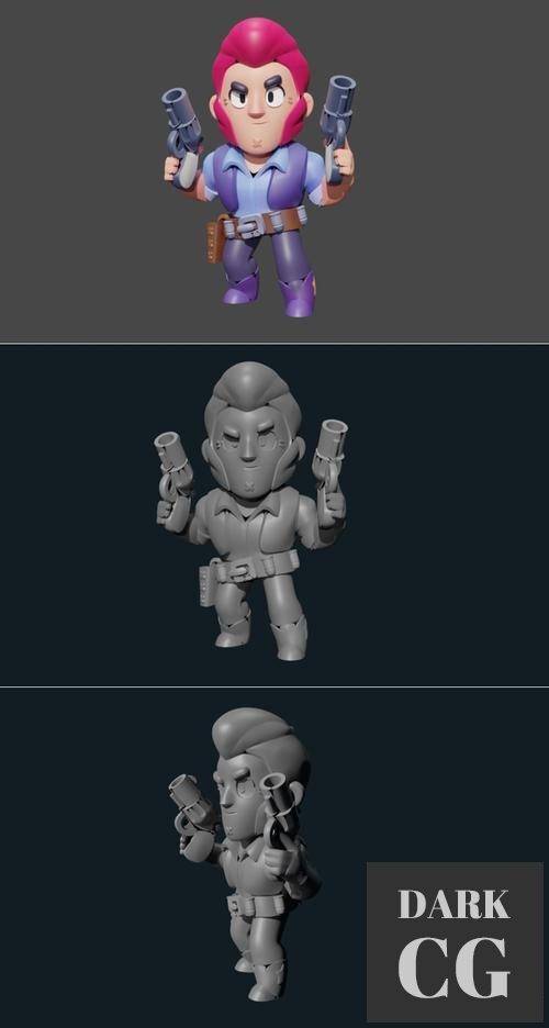Brawl Stars - Colt – 3D Print