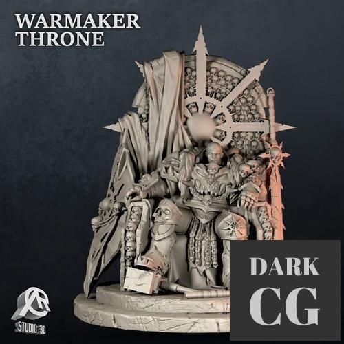 3D Model Warmaker throne 3D Print