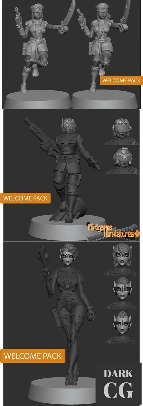 Minigames Miniatures - Welcome Pack April 2022 – 3D Print