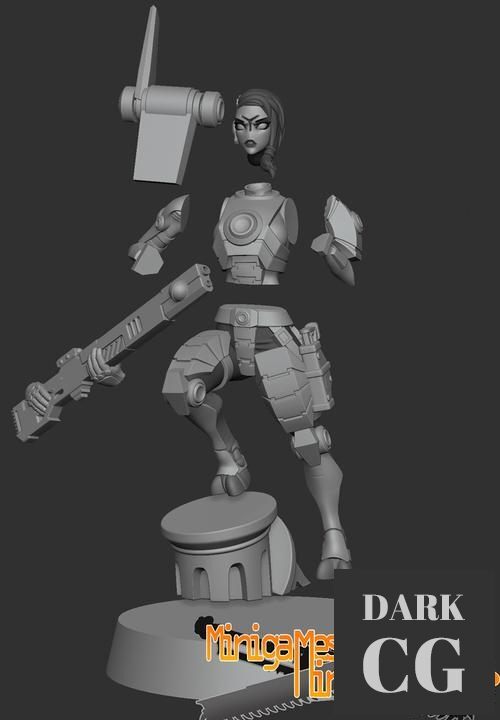Minigames Miniatures - Greater Good Anime Figurine – 3D Print