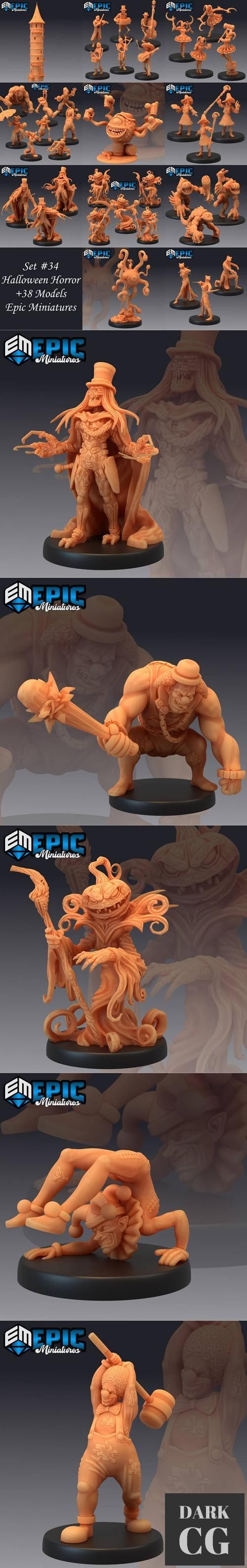 Epic Minis - Halloween Horror – 3D Print