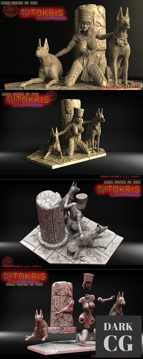 Nitokris the last pharaon – 3D Print