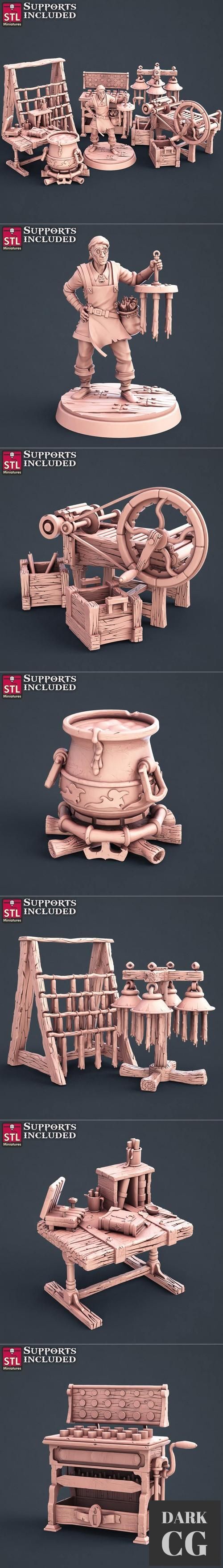 3D Model Candle Maker Set 3D Print
