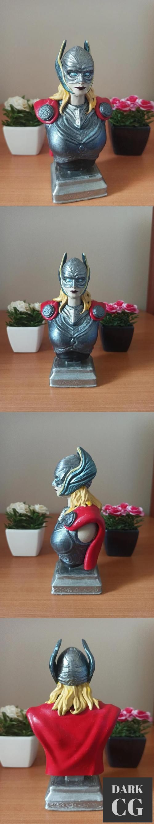 Lady Thor Bust Jane Foster She Thor Avengers – 3D Print