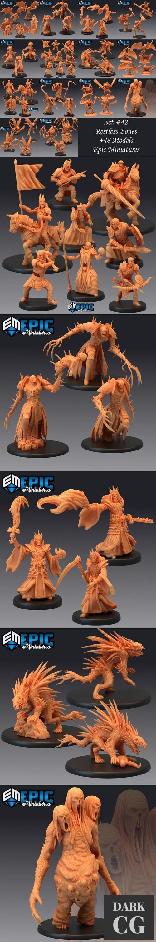 Epic Minis - Restless Bones – 3D Print