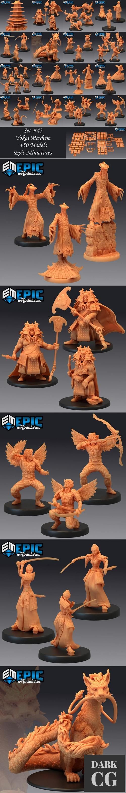 Epic Minis - Yokai Mayhem – 3D Print