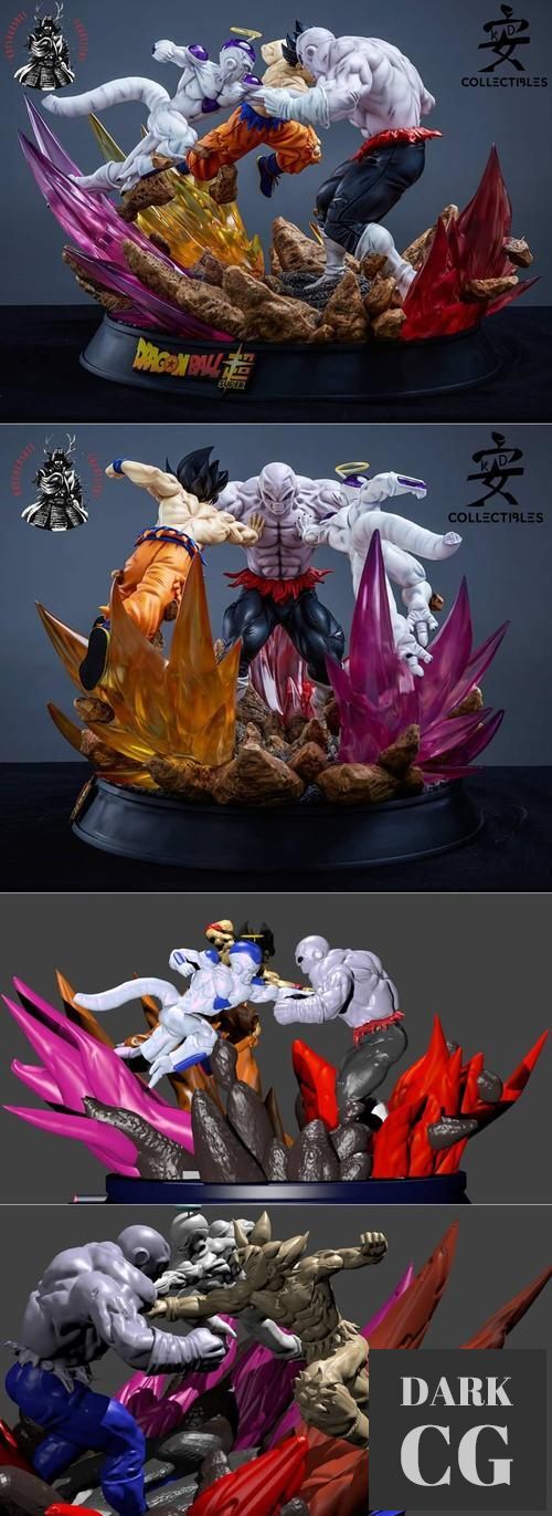 Goku & Freezer VS Jiren – 3D Print