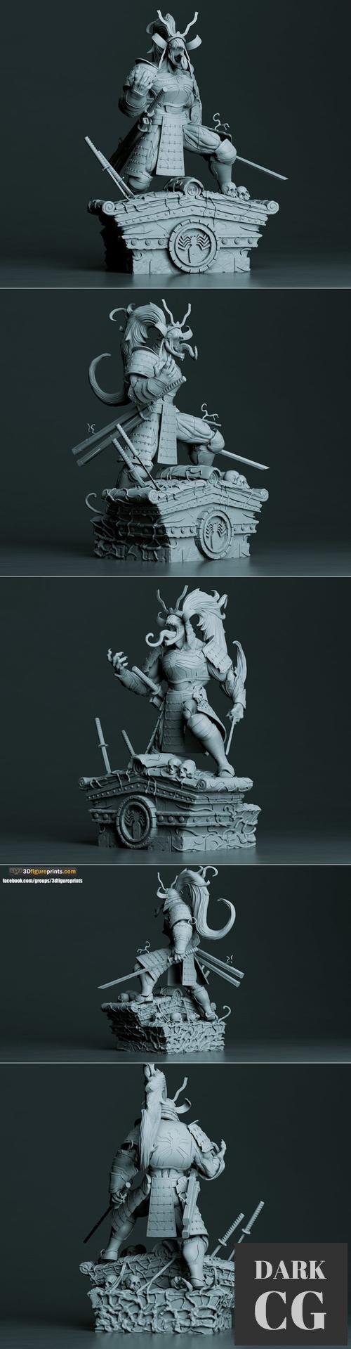 Samurai Venom – 3D Print