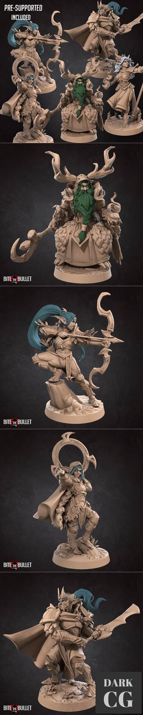 Bite the Bullet - Night Elves Pack – 3D Print