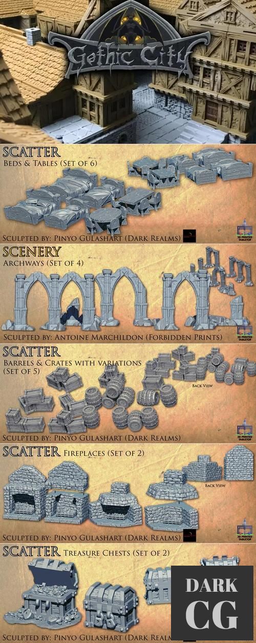 Lost Adventures Scatter & Scenery – 3D Print