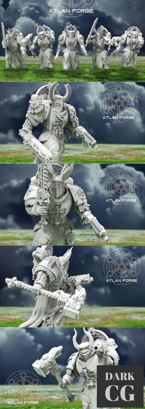 Templar Noble Knights – 3D Print