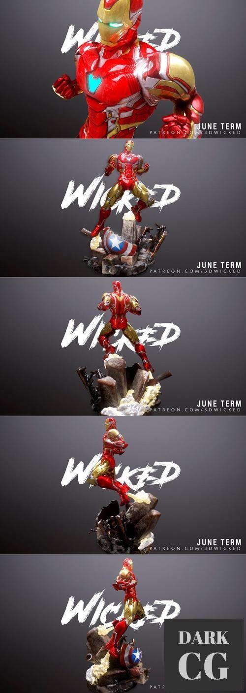 Wicked - Iron Man Sculpture – 3D Print