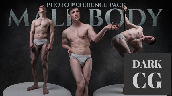 Male Body Photo Reference Pack 1022 JPEGs