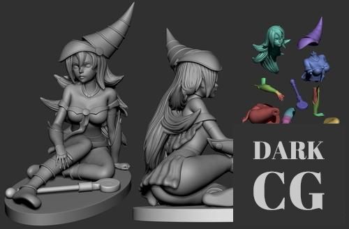 Dark Magician Girl T2 – 3D Print