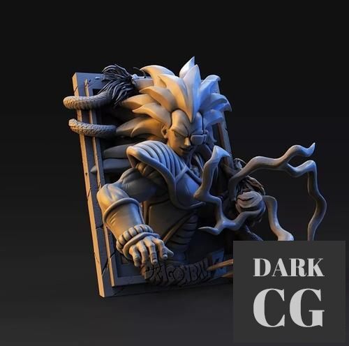 Raditz - Dragon Ball Z – 3D Print
