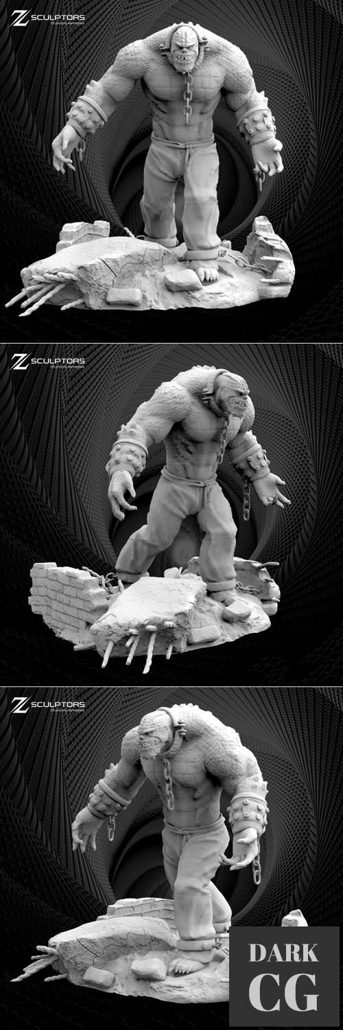 Killer Croc – 3D Print