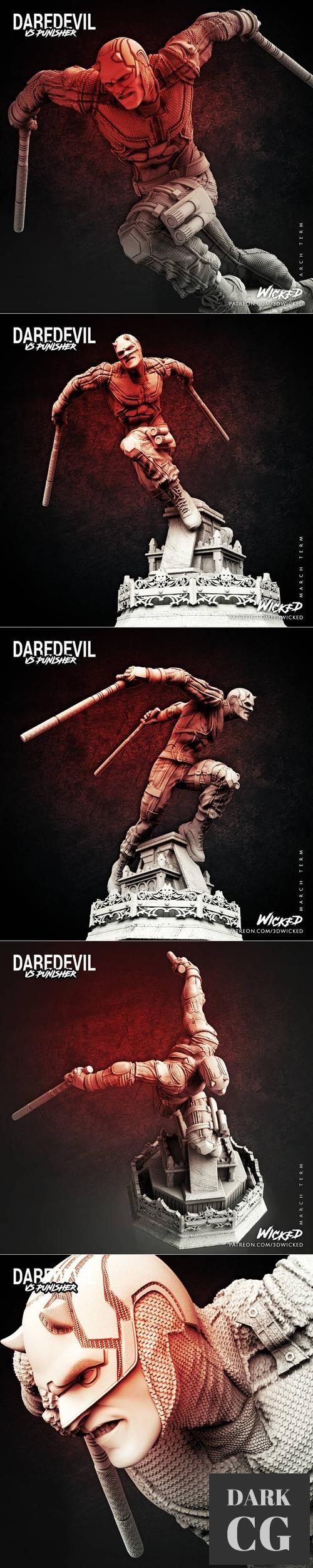 Wicked - Marvel Netflix Daredevil Sculpture – 3D Print