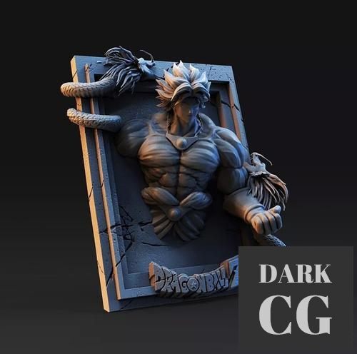 Broly - Dragon Ball Z – 3D Print