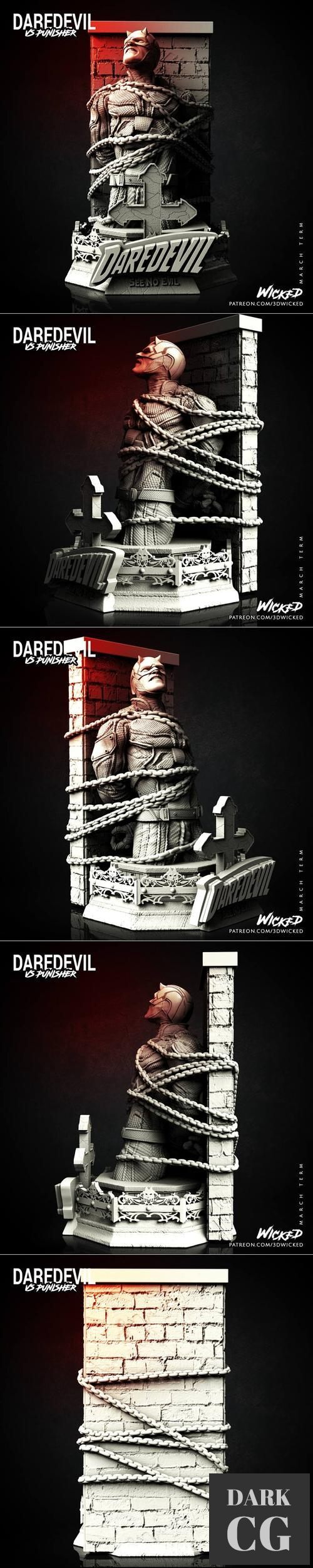 Wicked - Marvel Netflix Daredevil Bust – 3D Print