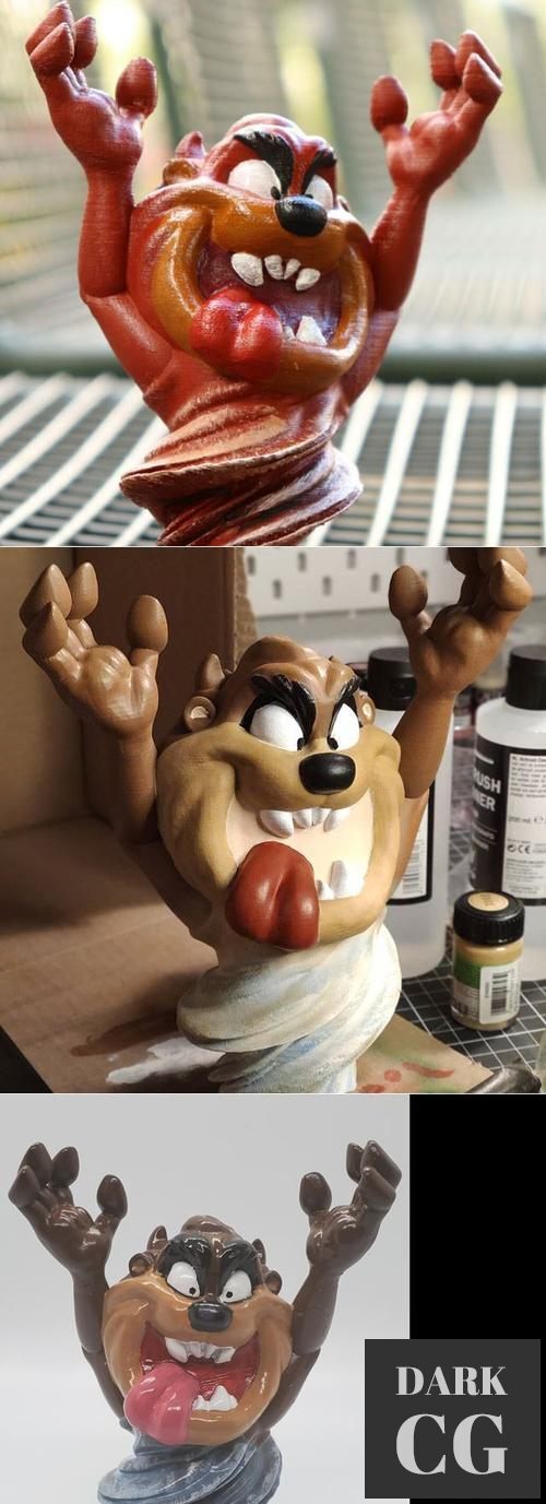 Taz the Tasmanian Devil – 3D Print