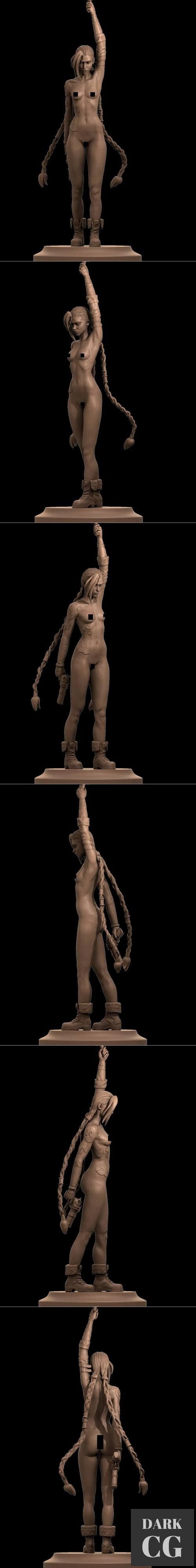 Jinx Naked NSFW Version – 3D Print