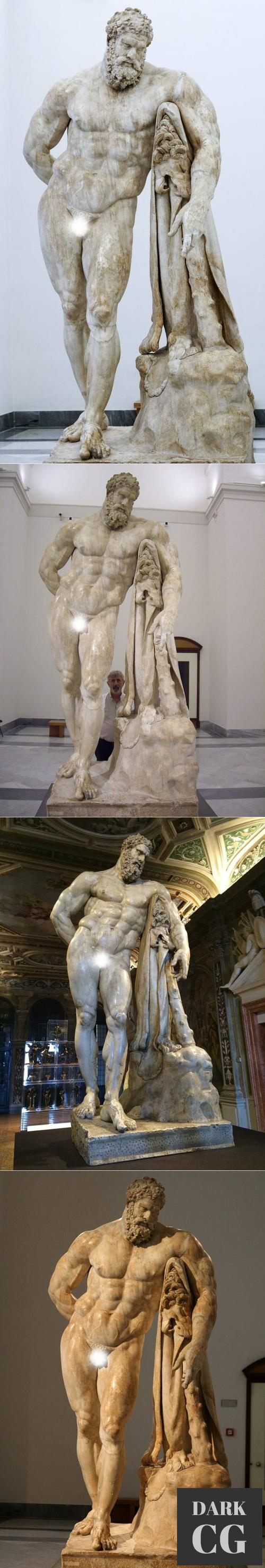 Farnese Hercules by Glykon, Museo Archeologico Nazionale, Naples – 3D Print