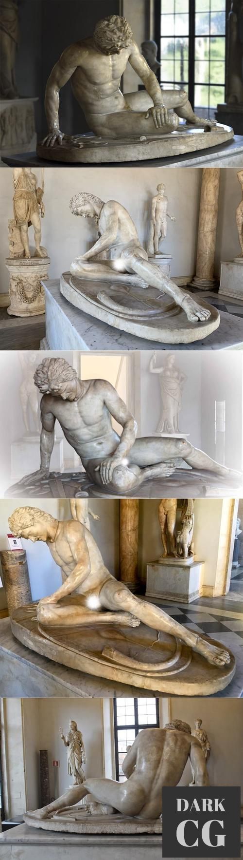 The Dying Gaul, Hellenistic period Capitoline Museums, Rome – 3D Print