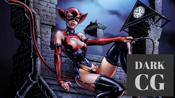 Comic Art Master Class The Crimson Cat Inking Coloring Techniques for Digital Illustration