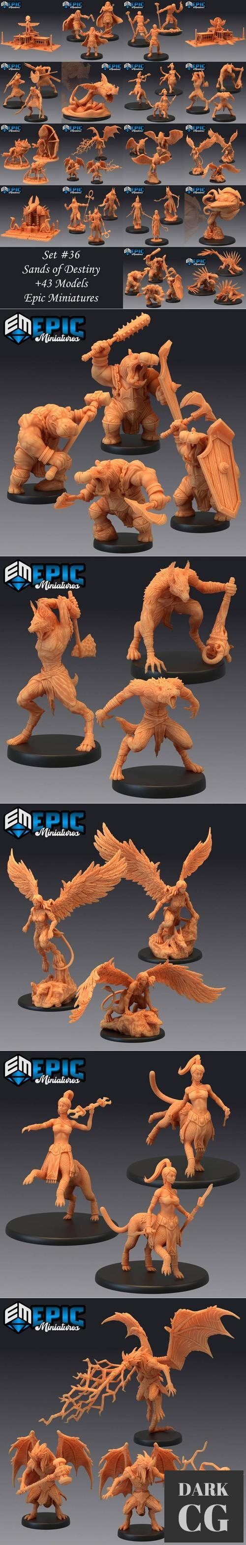 3D Model Epic Minis Sands of Destiny 3D Print