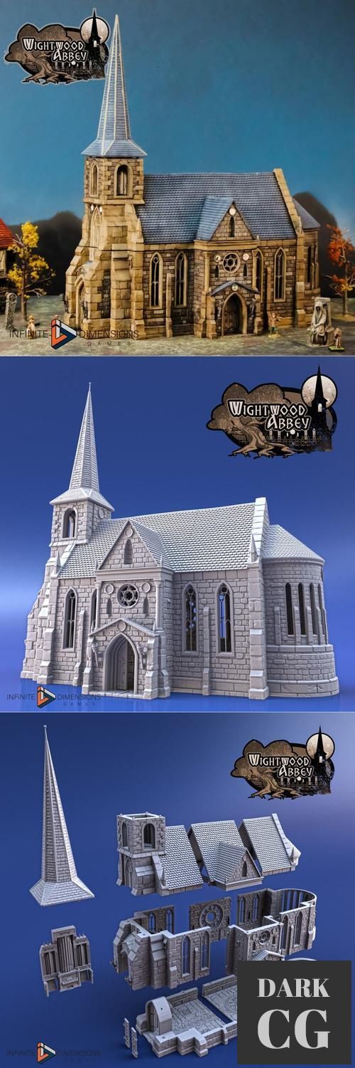 Wightwood Abbey Church – 3D Print