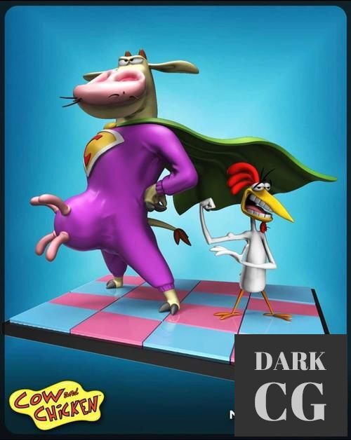 Cow and Chicken – 3D Print