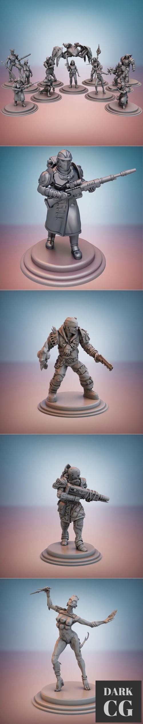 SiFi army 12 army – 3D Print