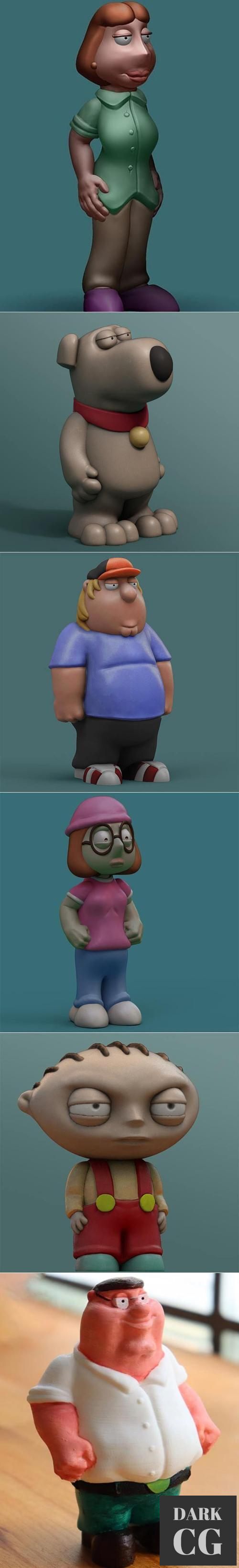 Family Guy Pack – 3D Print