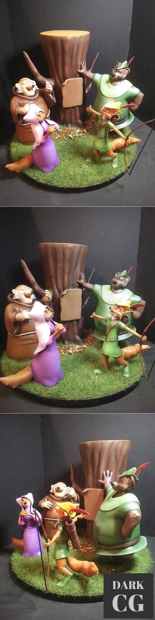 Robin Hood Diorama from Disney – 3D Print
