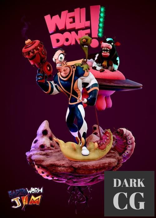 Earth Worm Jim – 3D Print