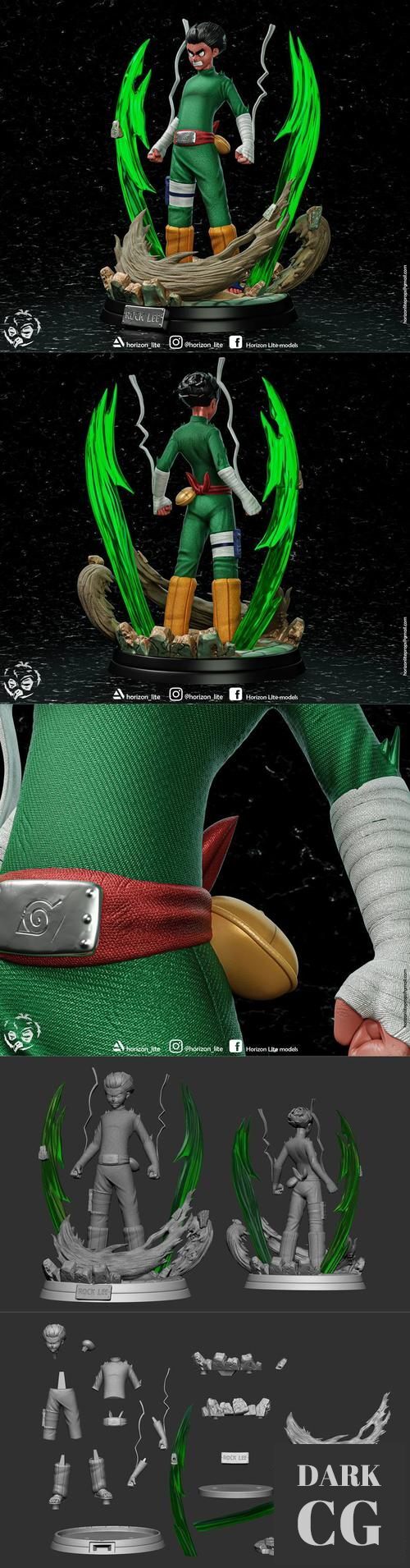 Rock Lee-Naruto – 3D Print