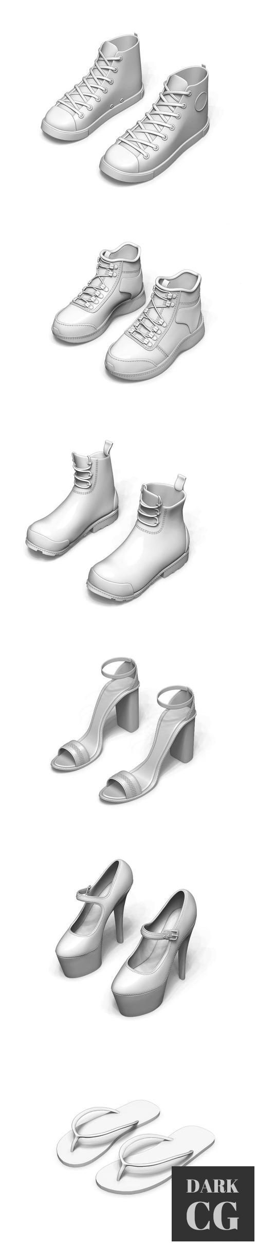 Merged Shoes – 3D Print