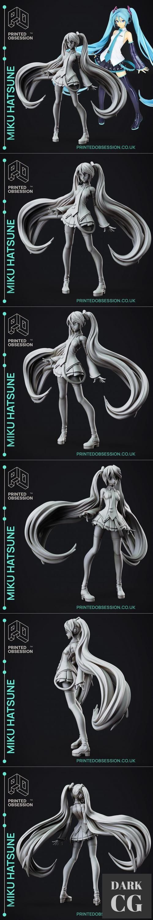 Miku Hatsune Volcaloid – 3D Print