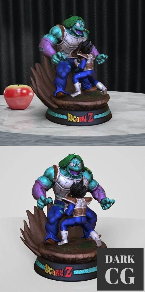 Vegeta vs Zarbon Diorama – 3D Print