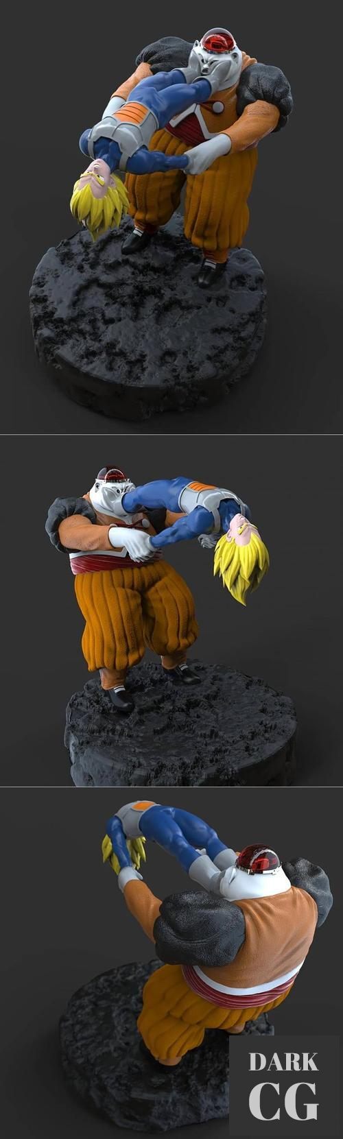 Vegeta vs Android 19 – 3D Print