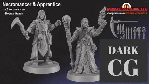 Necromancer and Apprentice Frostgrave – 3D Print
