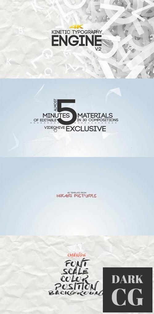 Kinetic Typography Engine V2 4K 15751421