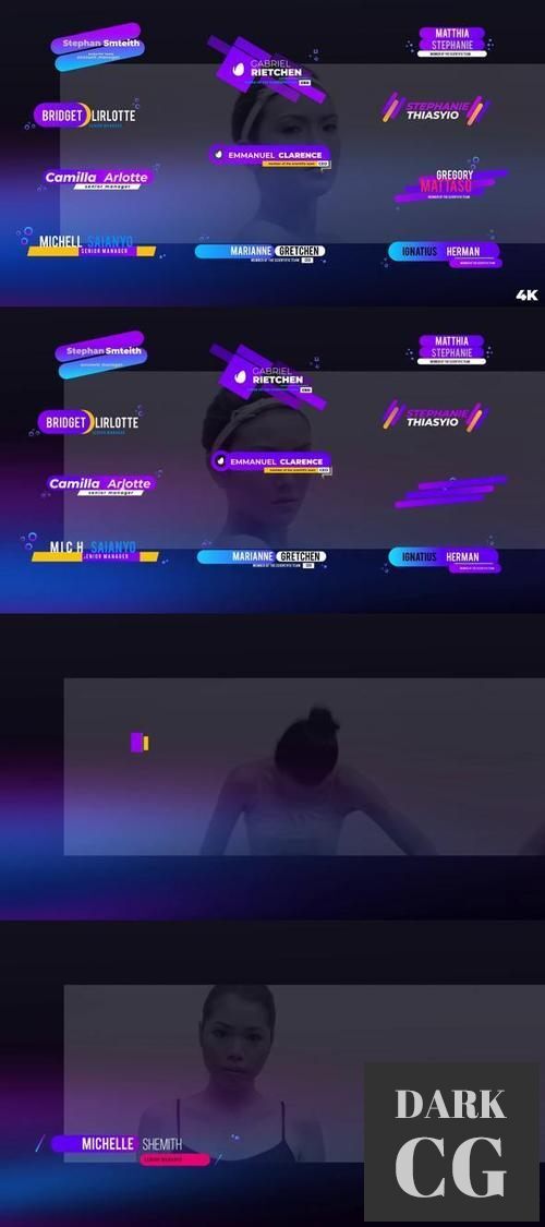 Creative and Modern Lower Thirds 37747391