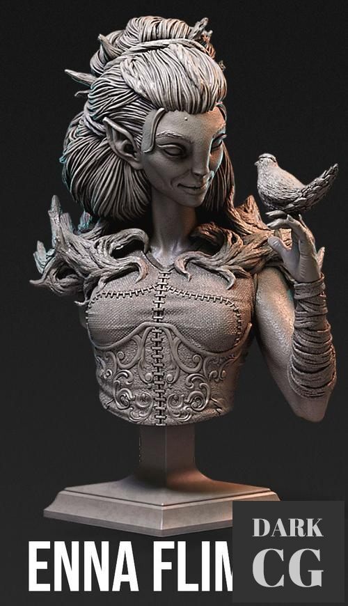 Enna Flimbey Bust – 3D Print