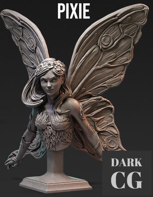 Pixie Bust – 3D Print