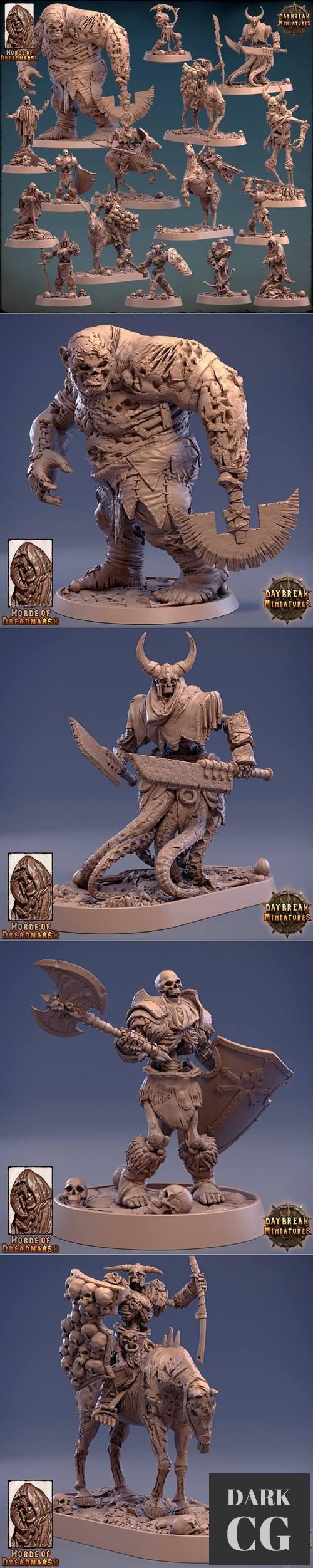 Daybreak Miniatures - Unliving Horde of Dreadmarsh – 3D Print