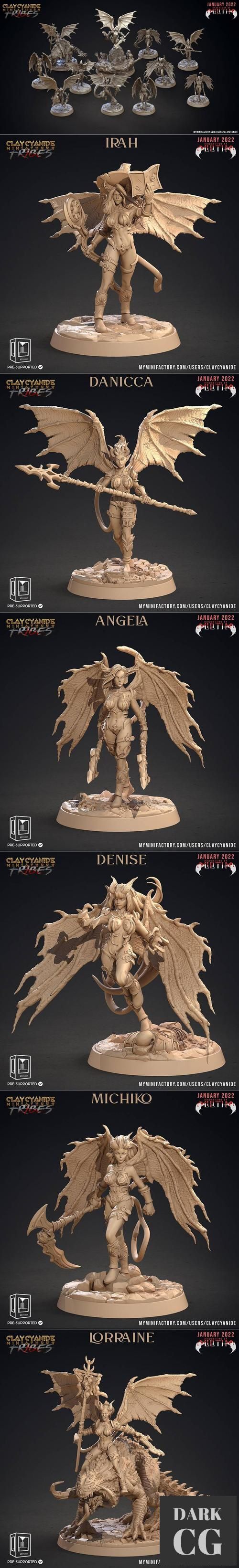Clay Cyanide Miniatures - Daughters Of Lilith January 2022 – 3D Print