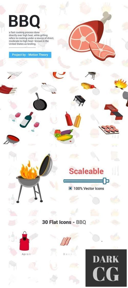 BBQ Icons 37716271