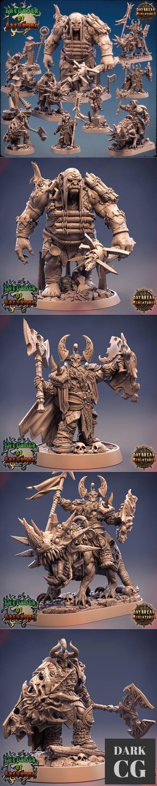 Daybreak Miniatures - The Order of Greybone – 3D Print
