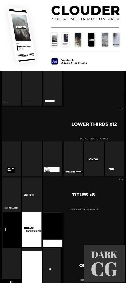 Clouder Motion Pack for Social Media 25254988